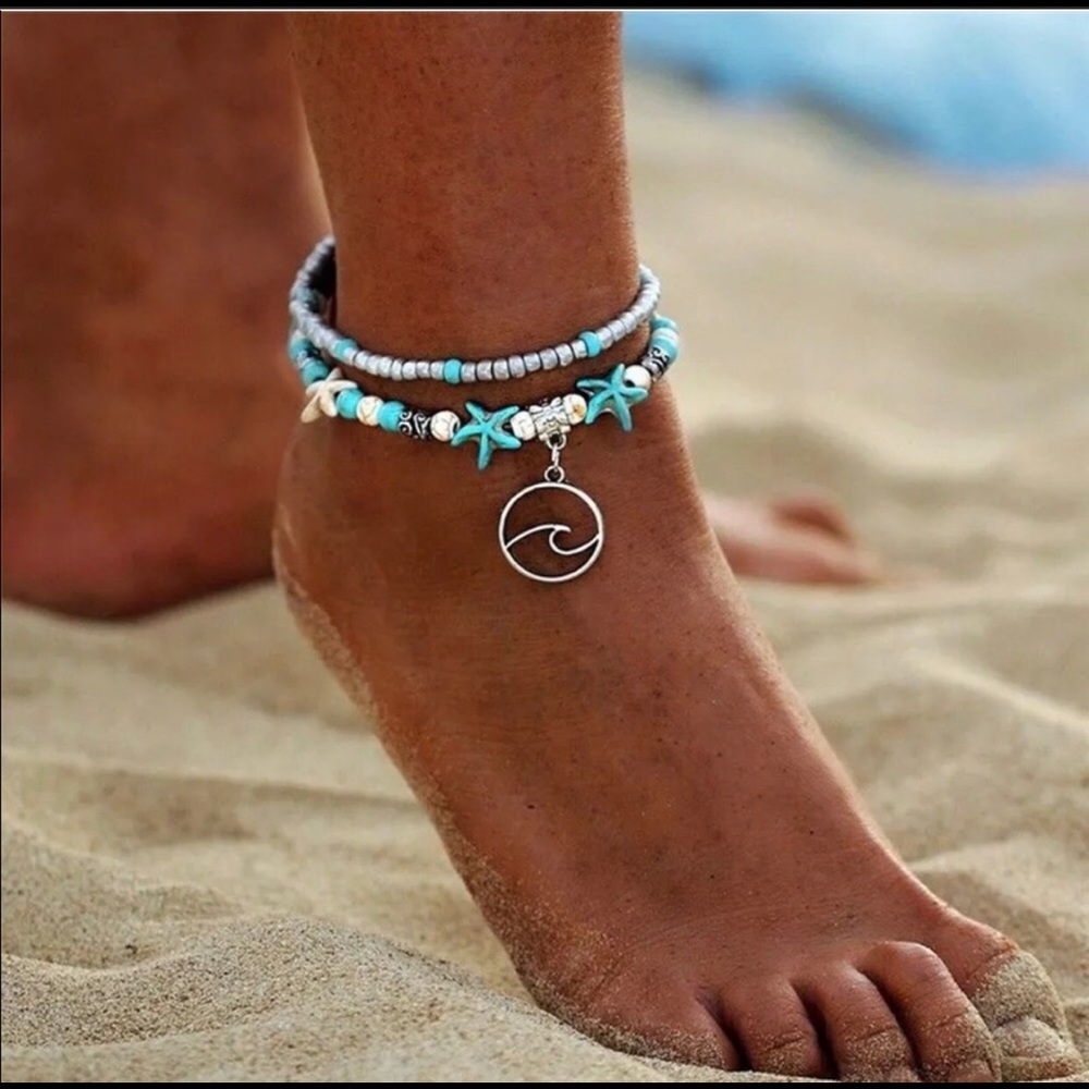 Boho wave anklet/bracelet